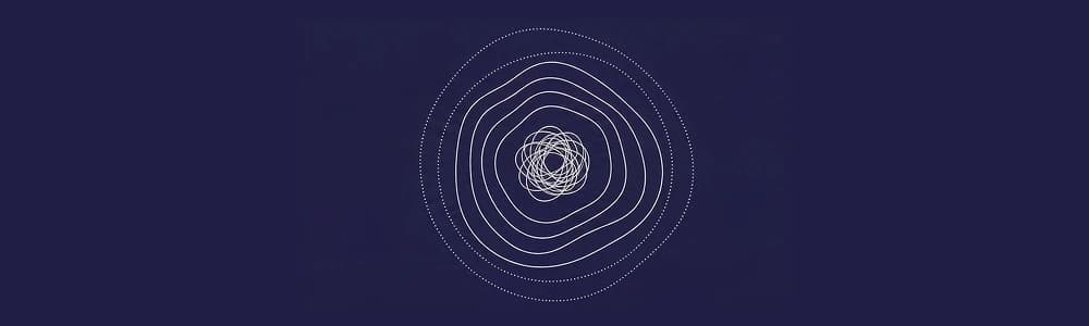 Abstract concentric line visual showing decision tension moving from a tangled centre into clearer boundaries.